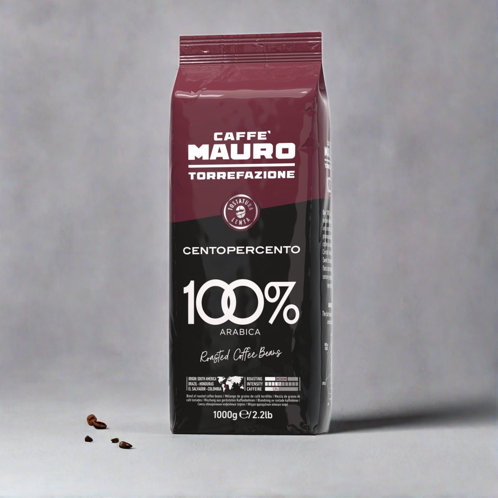 Caffe Mauro Centopercento Coffee Beans 1kg