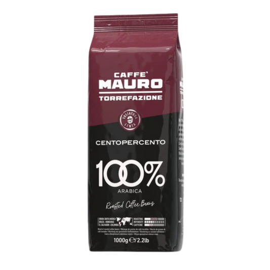 Caffe Mauro Centopercento Coffee Beans 1kg