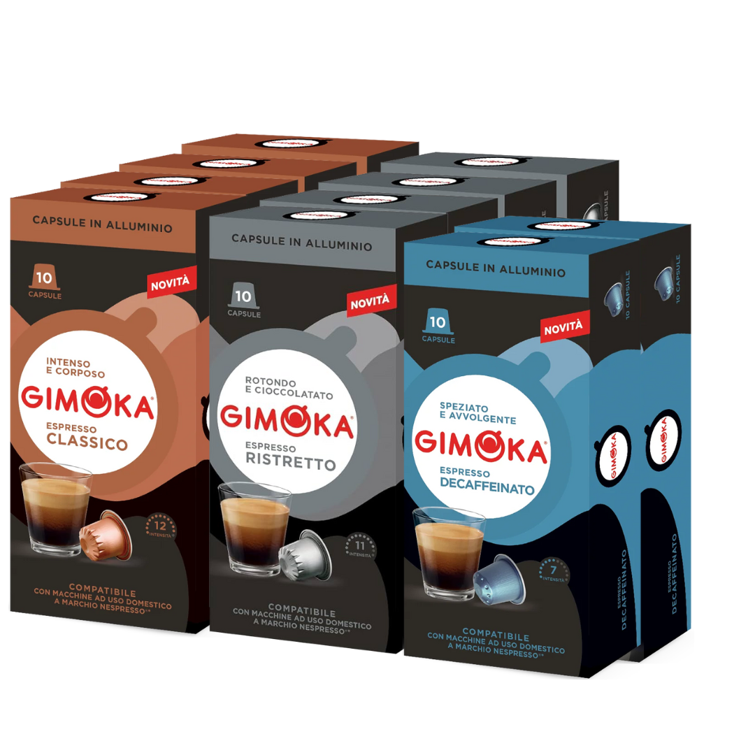 Aluminium Variety Pack Nespresso Compatible Coffee Pods - 100 pods