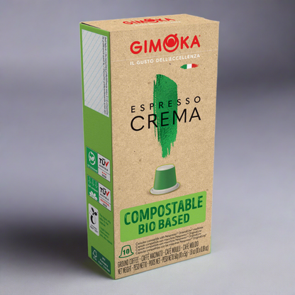 Crema Compostable Nespresso® Compatible Pods 1x10