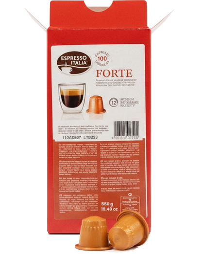 Espresso Italia Forte Nespresso Compatible 100 Coffee Pods