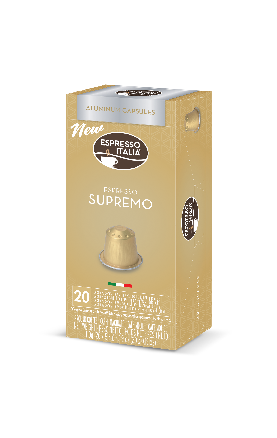 Coffee Espresso Capsules 10 Count Coffee Pods, Medium Coffee Espresso Capsules 10 Count Coffee Pods, Medium